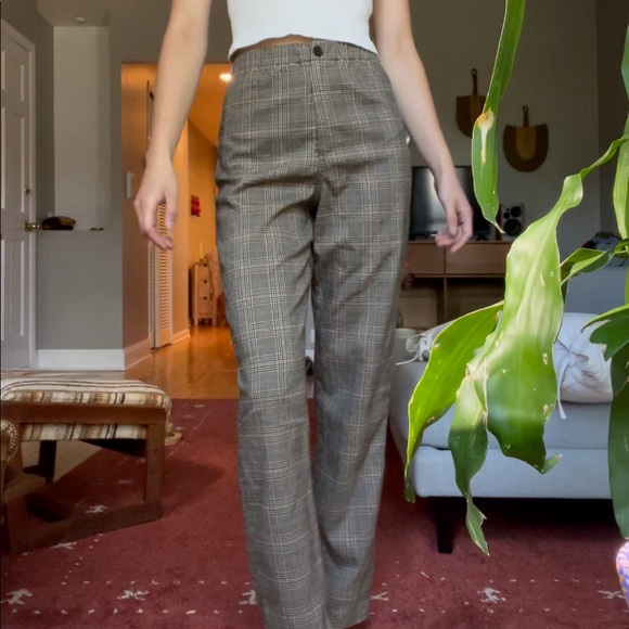 Brandy Melville plaid pants - Picture 3 of 5